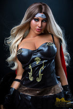 164cm/5ft5 F-cup Big Breast Cosplay Silicone Sex Doll - Hedy S26 Warrior - BestDollForYou