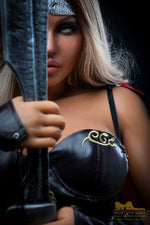 164cm/5ft5 F-cup Big Breast Cosplay Silicone Sex Doll - Hedy S26 Warrior - BestDollForYou