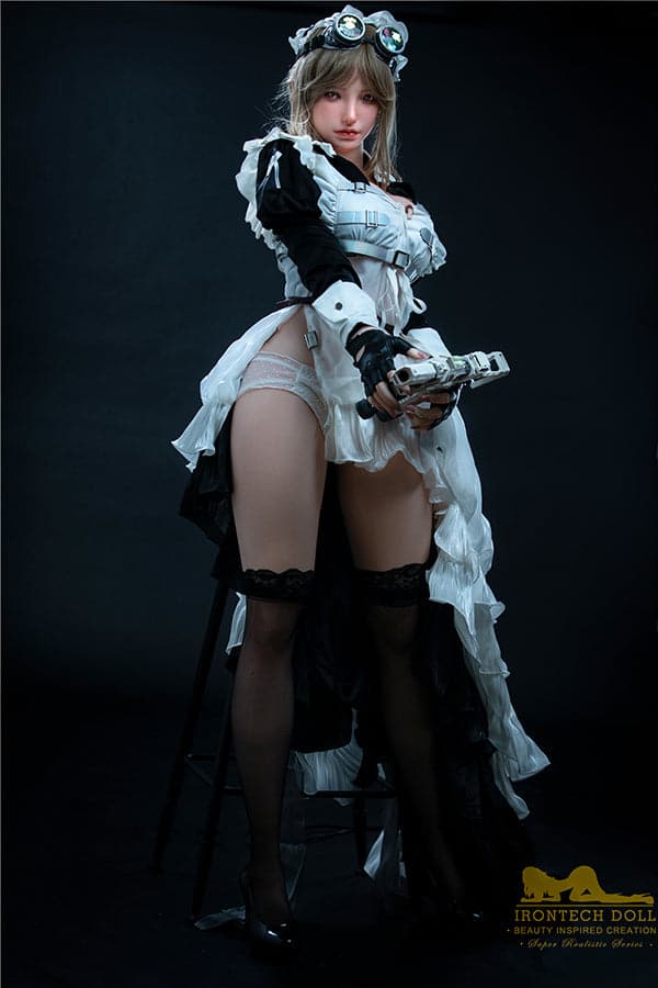 165cm/5ft5 G-cup Silicone Sex Doll – Eva S15 Servant - BestDollForYou