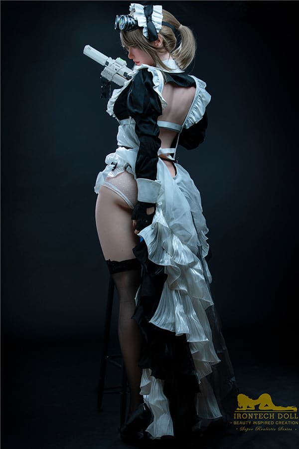 165cm/5ft5 G-cup Silicone Sex Doll – Eva S15 Servant - BestDollForYou