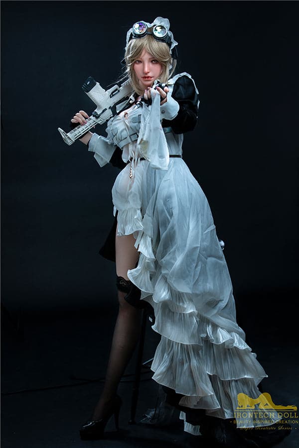 165cm/5ft5 G-cup Silicone Sex Doll – Eva S15 Servant - BestDollForYou