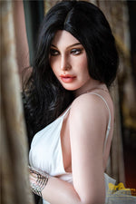 165cm/5ft5 G-cup Charming Big Boobs Brunette Full Silicone Sex Doll - BestDollForYou