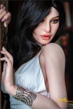 165cm/5ft5 G-cup Charming Big Boobs Brunette Full Silicone Sex Doll - BestDollForYou