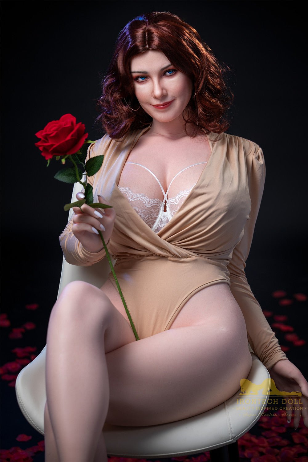 160cm/5ft3 I-cup BBW Big Booty Silicone Sex Doll – S12 Carmel - BestDollForYou
