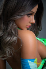 164cm/5ft5 F-cup Big Breast Silicone Sex Doll – S17 Alma Dark Tanned - BestDollForYou