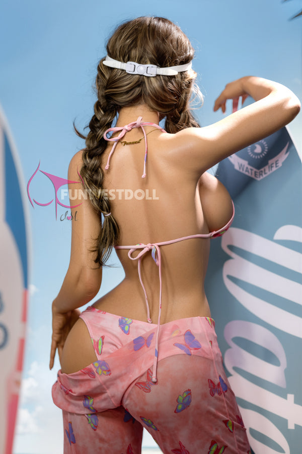 EU In Stock - 160cm/5ft3 E-Cup Most Sexy Silicone Sex Doll With Big Boobs - 