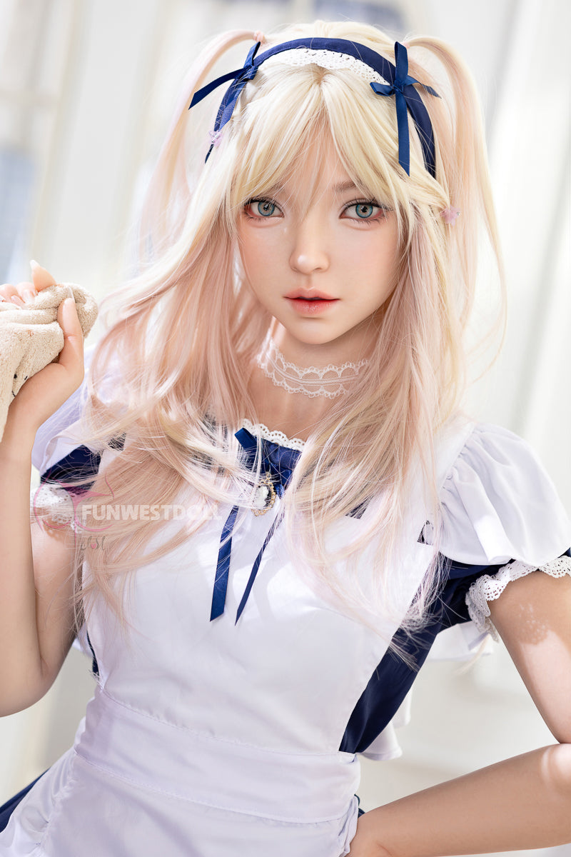 159cm/5ft3 A-cup Realistic Skin Texture Asian Silicone Sex Doll - FSD036 