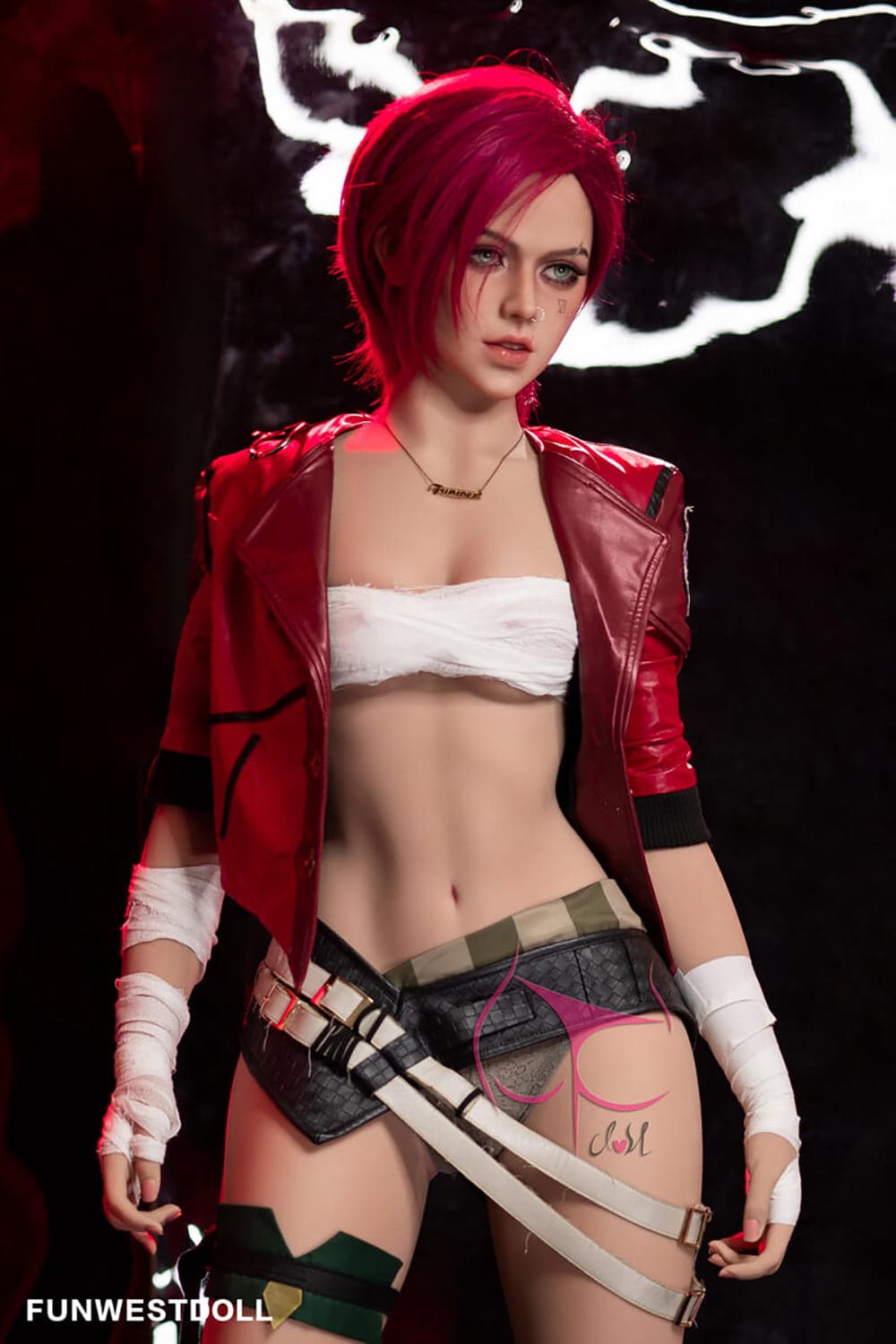EU In Stock - 157cm/5ft2 C-Cup Cosplay TPE Sexy Sex Doll FWD048