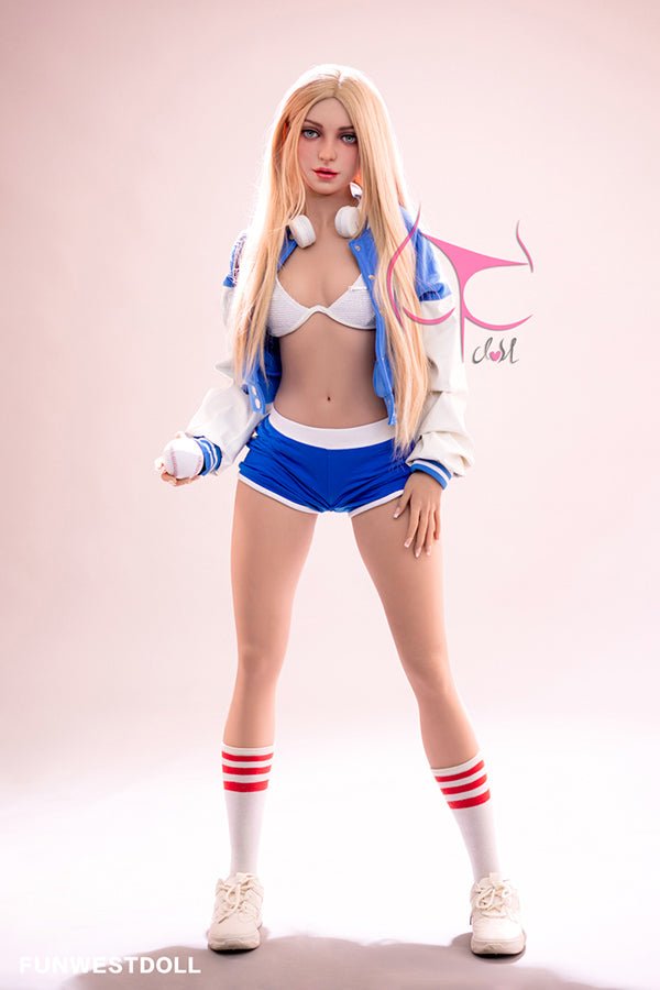 EU In Stock - 159cm/5ft3 A-cup Cosplay Creampie TPE Sex Doll - 