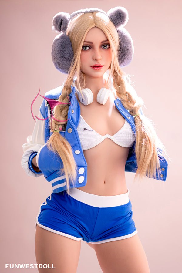 EU In Stock - 159cm/5ft3 A-cup Cosplay Creampie TPE Sex Doll - 