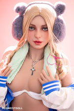 EU In Stock - 159cm/5ft3 A-cup Cosplay Creampie TPE Sex Doll - 