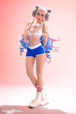 EU In Stock - 159cm/5ft3 A-cup Cosplay Creampie TPE Sex Doll - 