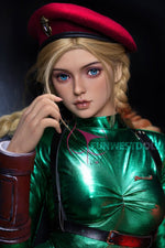 EU In Stock - 157cm/5ft2 C-cup Cosplay Street Fighter Killer Bee Cammy Anime Sex Doll - 