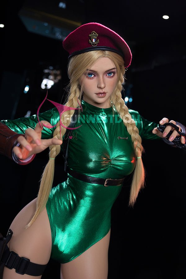 EU In Stock - 157cm/5ft2 C-cup Cosplay Street Fighter Killer Bee Cammy Anime Sex Doll - 