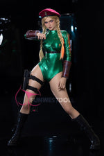 EU In Stock - 157cm/5ft2 C-cup Cosplay Street Fighter Killer Bee Cammy Anime Sex Doll - 
