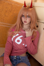 EU In Stock - 159cm/5ft3 A-cup Anime Cosplay TPE Sex Doll - 