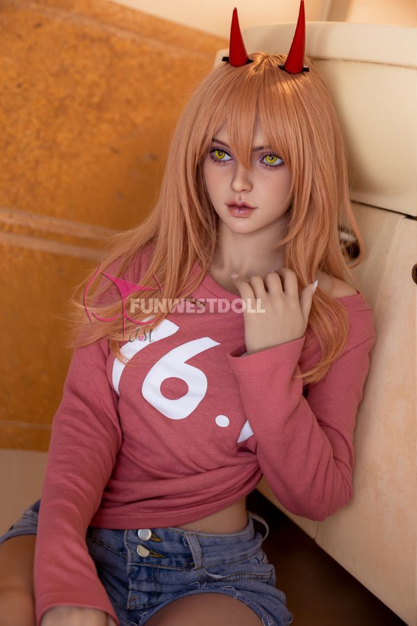 EU In Stock - 159cm/5ft3 A-cup Anime Cosplay TPE Sex Doll - 