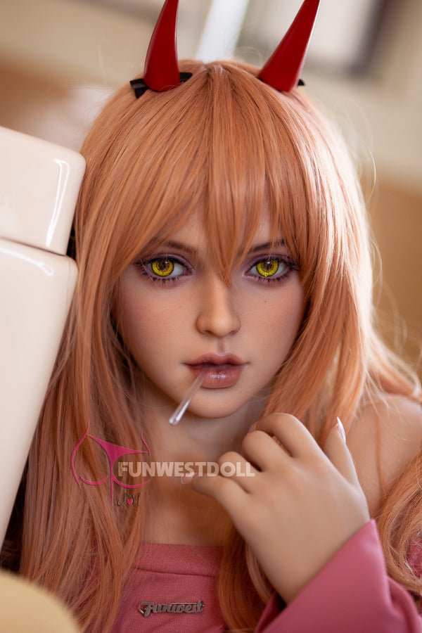 EU In Stock - 159cm/5ft3 A-cup Anime Cosplay TPE Sex Doll - 