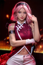 US In Stock - 159cm/5ft3 A-cup Cosplay Naruto Sakura Haruno Anime TPE Sex Doll FWD079 