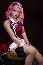 US In Stock - 159cm/5ft3 A-cup Cosplay Naruto Sakura Haruno Anime TPE Sex Doll FWD079 
