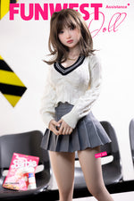 EU In Stock - 152cm/4ft11 Japanese D-cup STPE Sex Doll -
