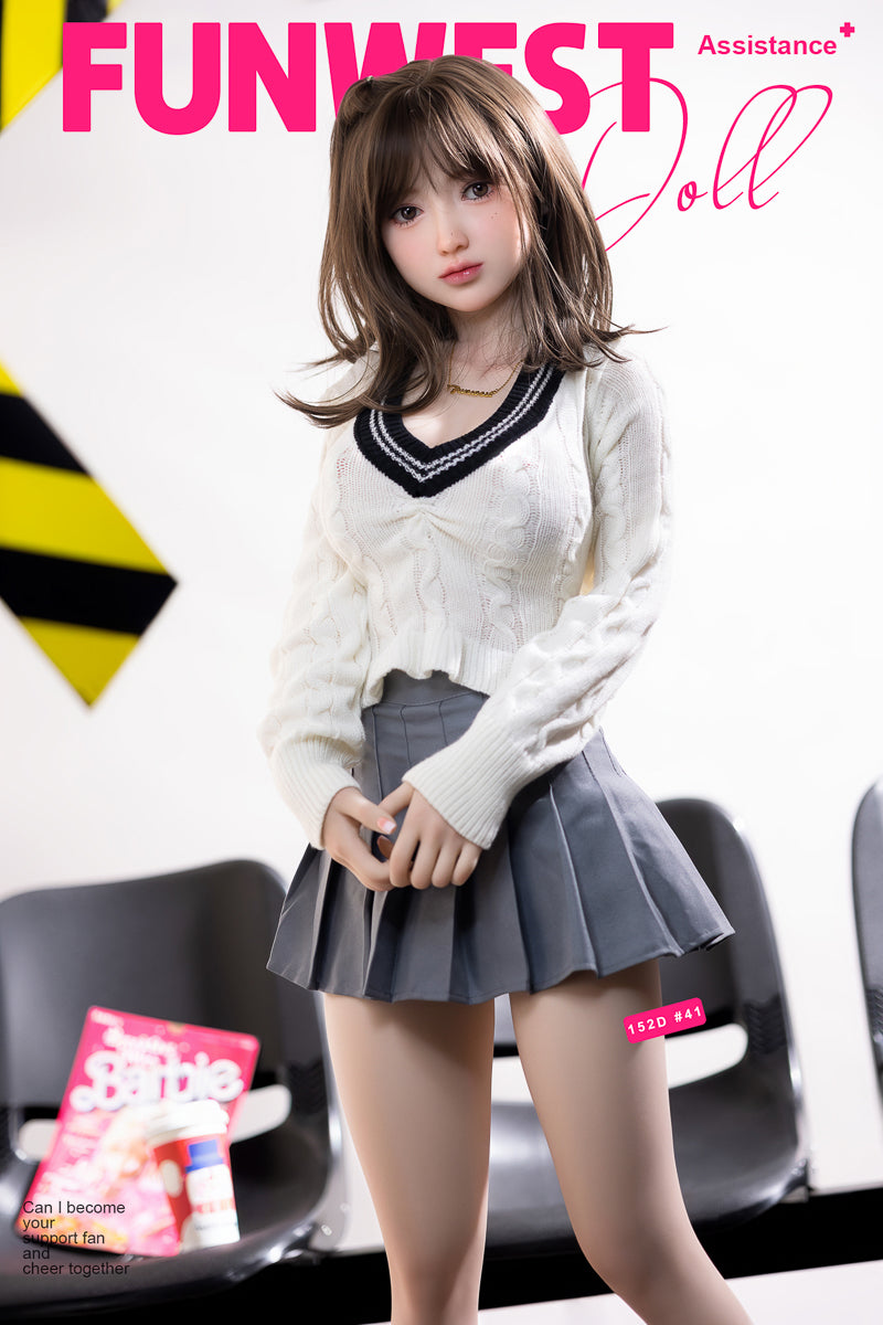 EU In Stock - 152cm/4ft11 Japanese D-cup STPE Sex Doll -