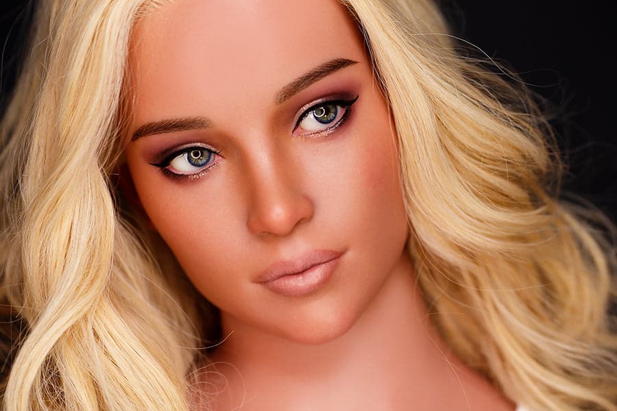 170cm/5ft7 C-Cup Sexy Blonde Model Silicone Sex Doll - GE46_4 Tan - BestDollForYou