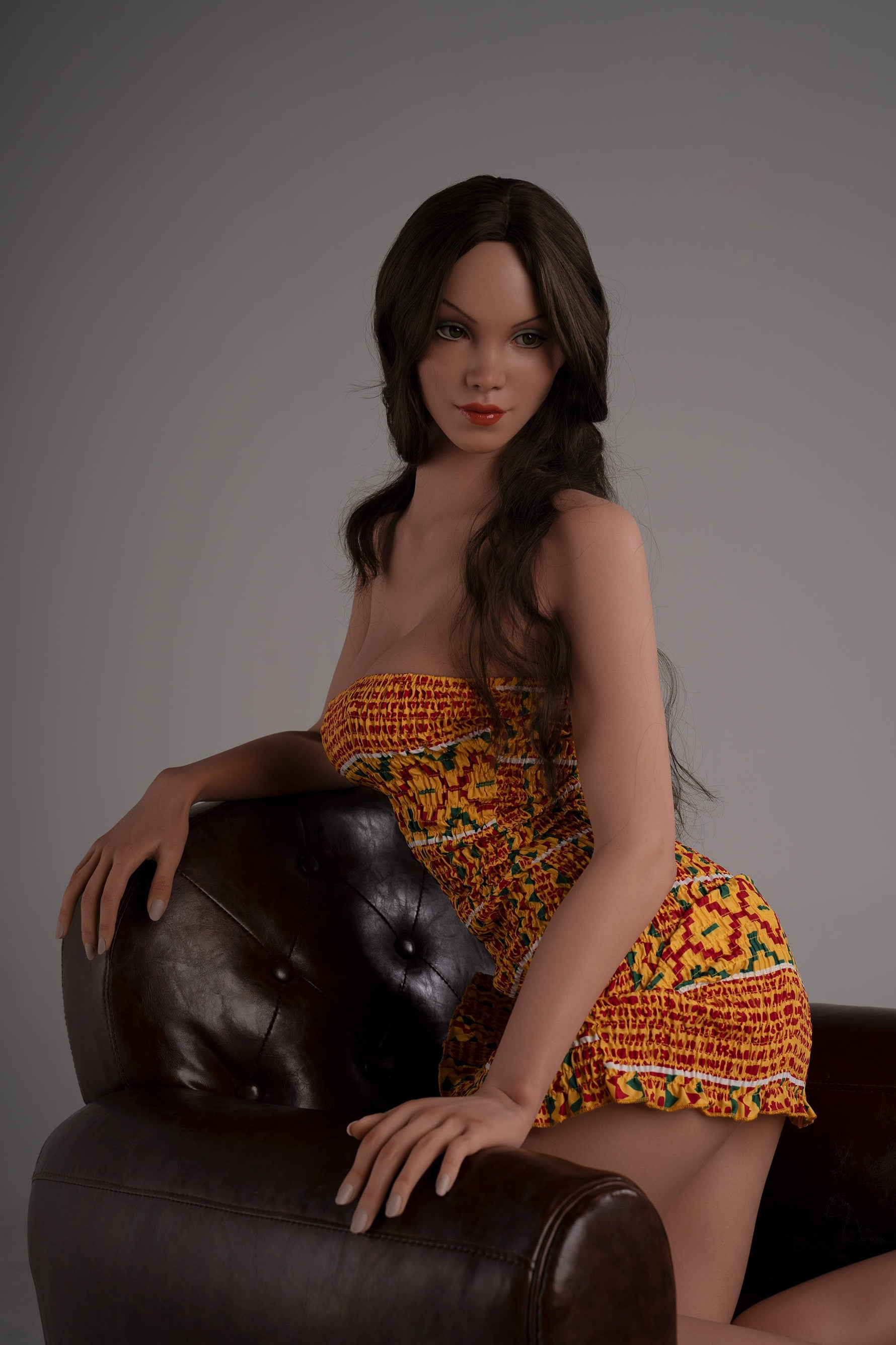 170cm/5ft7 C-Cup Tall Latina Super Real Silicone Sex Doll - GE48_1 Tan - BestDollForYou