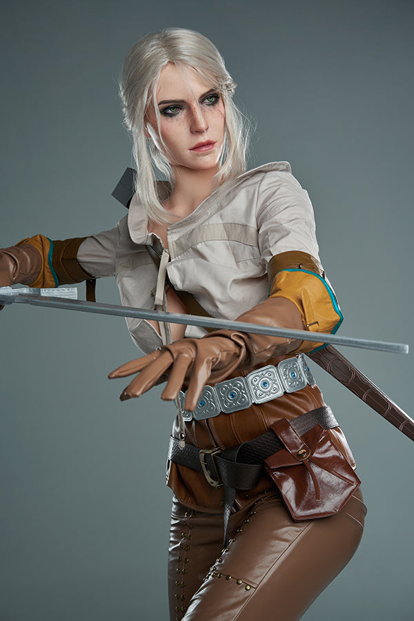 168cm/5ft6 E-cup Game Hyper Realistic Silicone Witcher3 Ciri Sex Doll