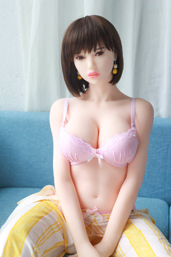 165cm/5ft5 F-Cup Skinny Big Boobs|Tits TPE Sex Doll with 