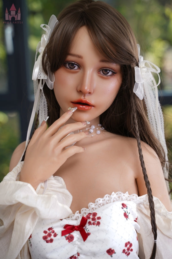 EU In Stock - 158cm/5ft2 B-cup Small Breast Silicone Sex Doll - 