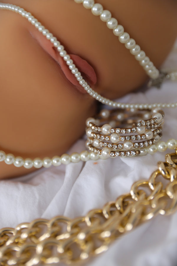 🔹CLM Classic🔹37cm/1ft3 L Mini Big Breast Suntan TPE Torso Sex Doll - BestDollForYou