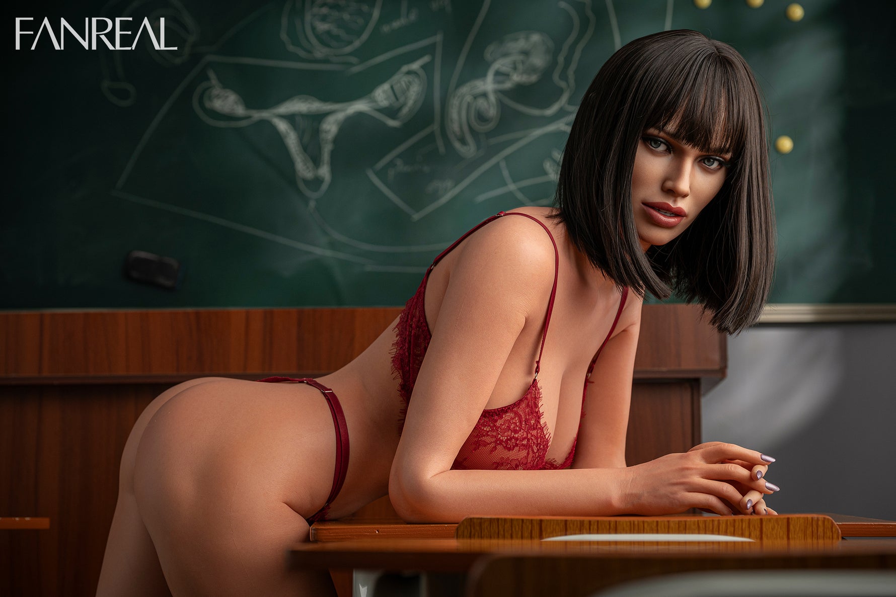 168cm/5ft6 F-cup Silicone Sex Doll – Kelly ROS Tan 04 - BestDollForYou