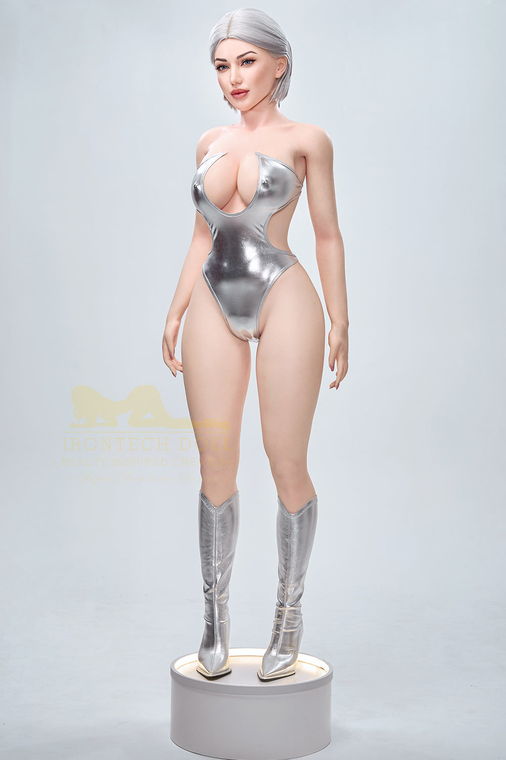 159cm/5ft3 G-cup Huge Breast Bubble Butt Silicone Sex Doll – S13 Celine - BestDollForYou
