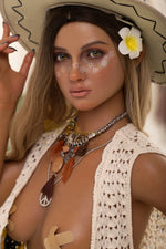 169cm/5ft7 C-Cup Silicone Sex Doll For Men - S45 Tina Dark Tanned - BestDollForYou