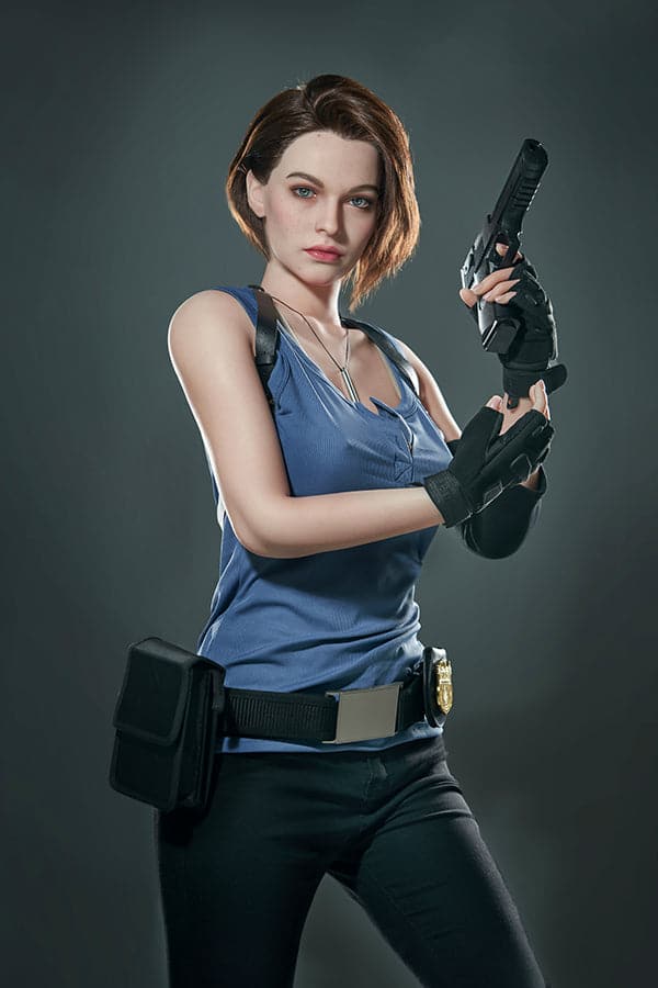 168cm/5ft6 E-cup Resident Evil Game Silicone Sex Doll Jill Valentine