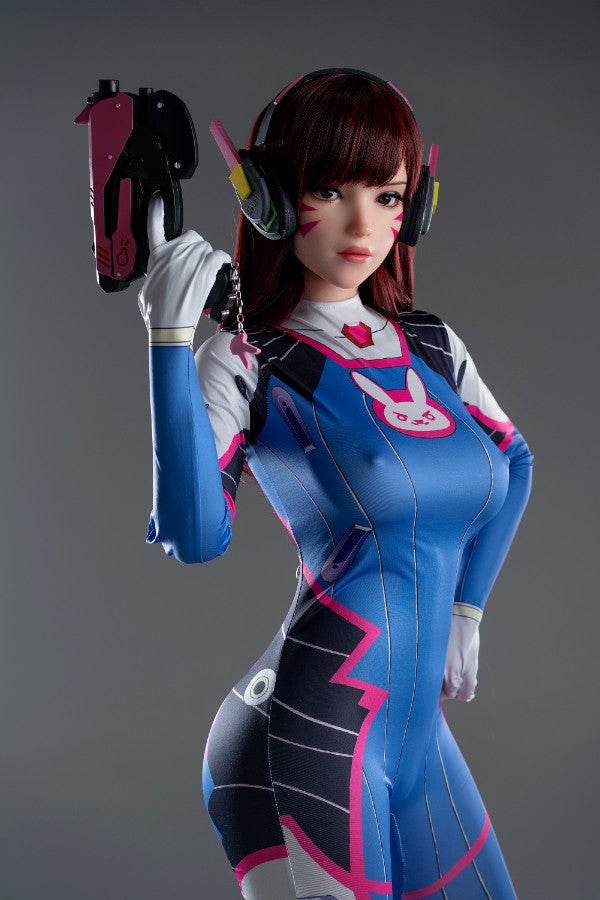 167cm/5ft6 D-cup Cosplay Game Silicone Sex Doll - D.VA