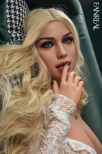 EU In Stock - 155cm/5ft1 F-cup Fanreal Big Boobs Silicone Real Sex Doll - Della Tan - 我的商店