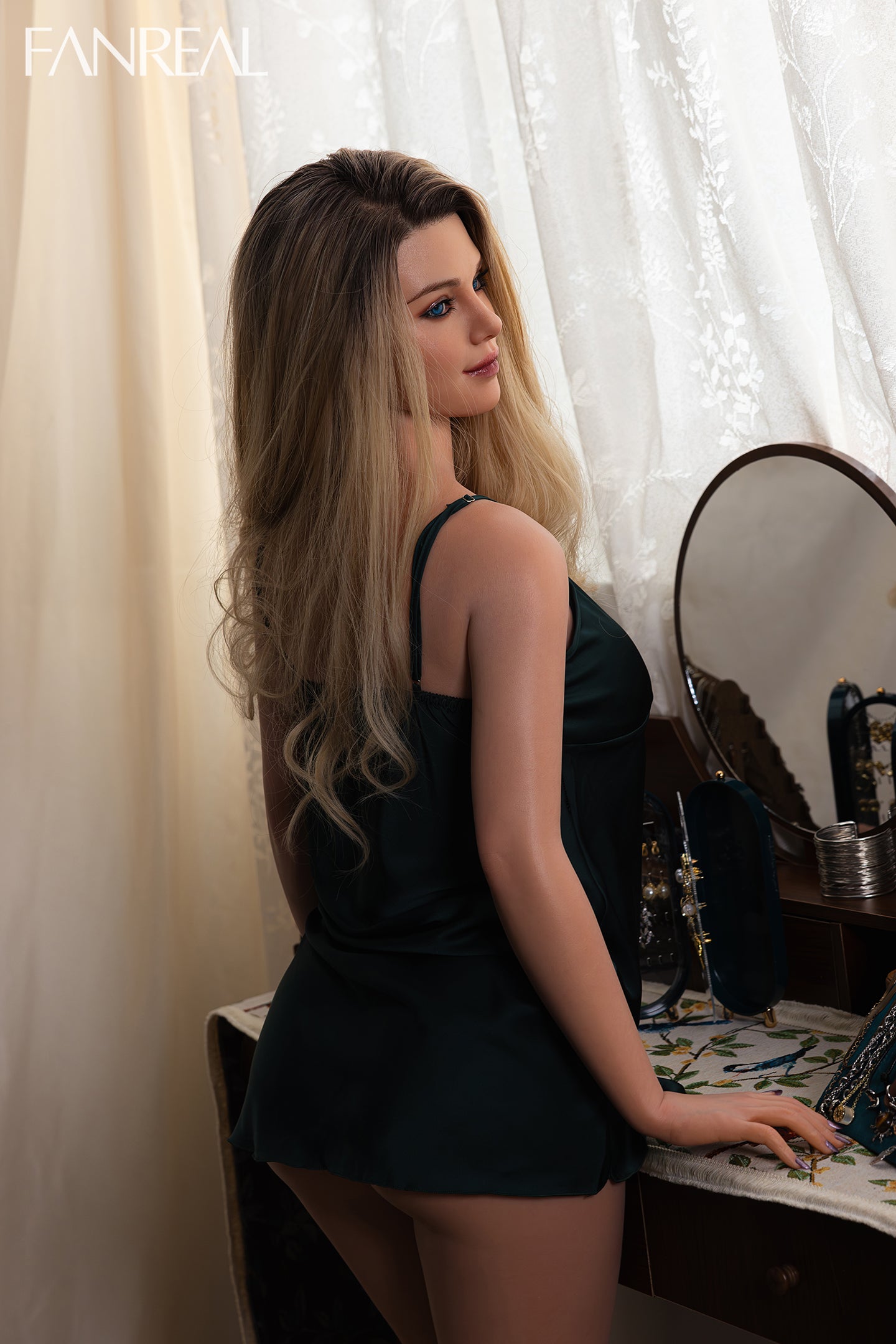 EU In Stock - 155cm/5ft1 F-cup Fanreal Big Boobs Silicone Real Sex Doll - Maria Tan - 我的商店