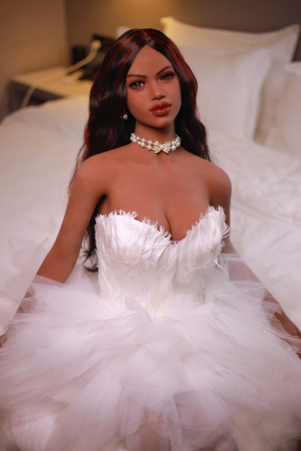 148cm/4ft10 F-Cup Black TPE Sex Doll 