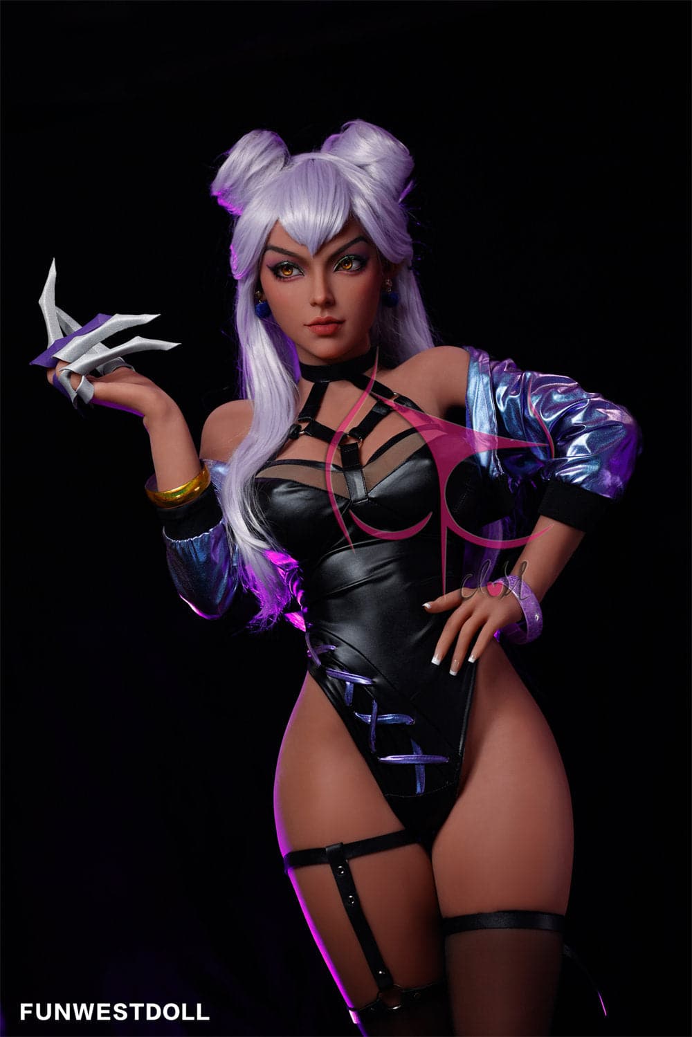 EU In Stock - 155cm/5ft1 F-Cup League of Legends Agony’s Embrace Evelynn Sex Doll - 我的商店