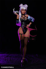 EU In Stock - 155cm/5ft1 F-Cup League of Legends Agony’s Embrace Evelynn Sex Doll - 我的商店