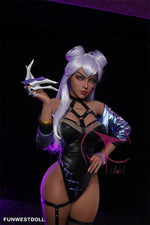 EU In Stock - 155cm/5ft1 F-Cup League of Legends Agony’s Embrace Evelynn Sex Doll - 我的商店