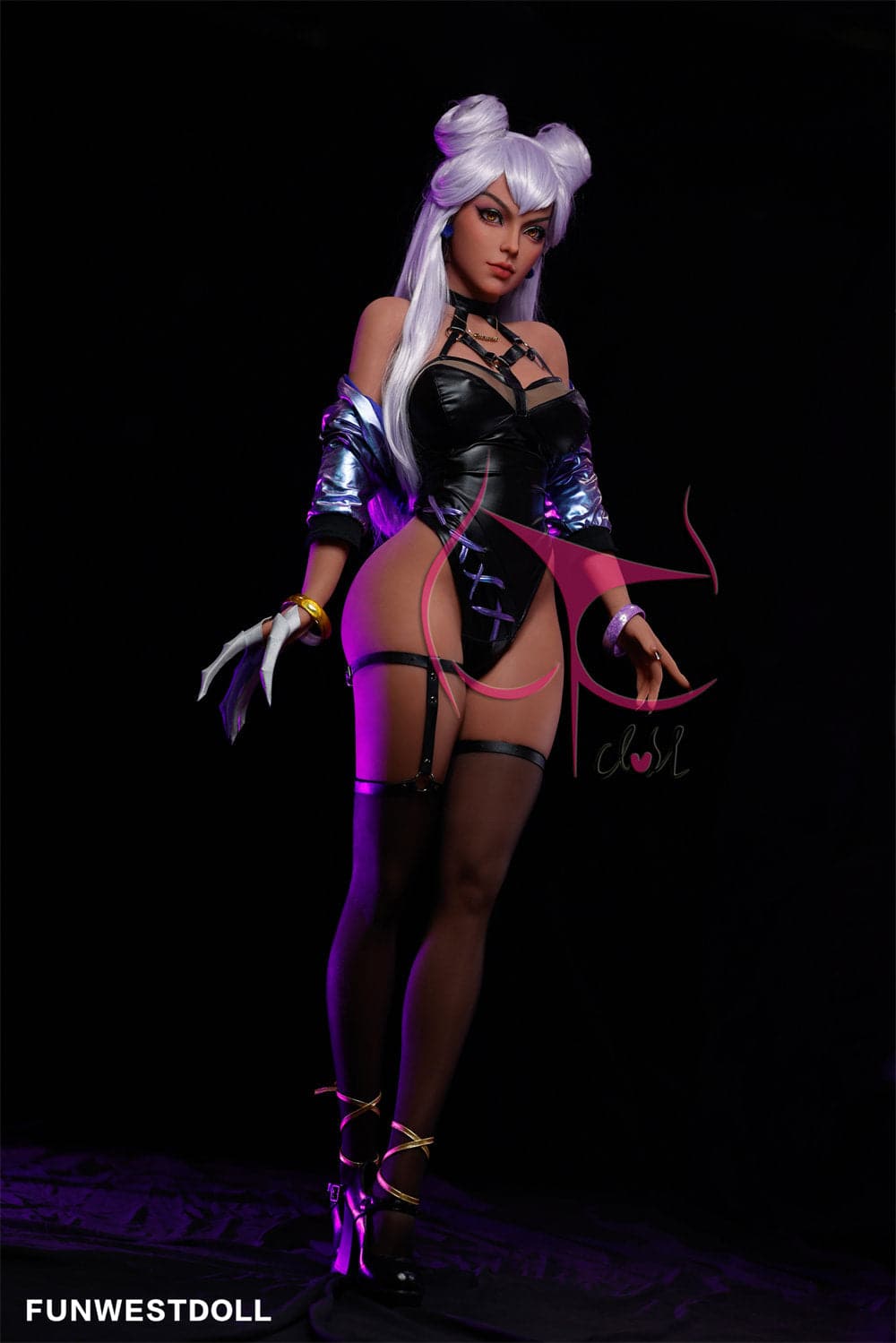 EU In Stock - 155cm/5ft1 F-Cup League of Legends Agony’s Embrace Evelynn Sex Doll - 我的商店