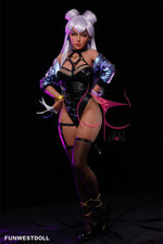 EU In Stock - 155cm/5ft1 F-Cup League of Legends Agony’s Embrace Evelynn Sex Doll - 我的商店