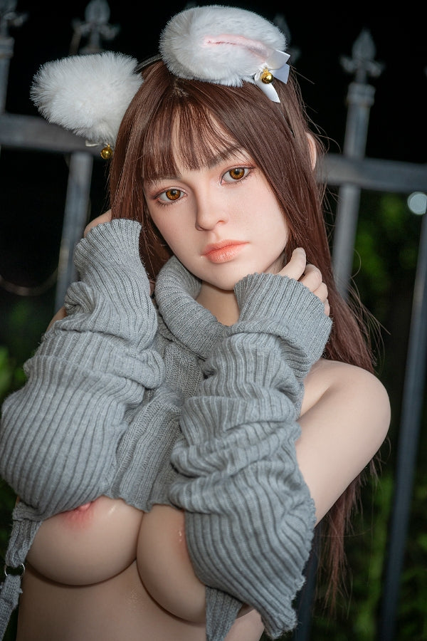 163cm/5ft4 G-cup Silicone Head Sex Doll ¨C Chloe