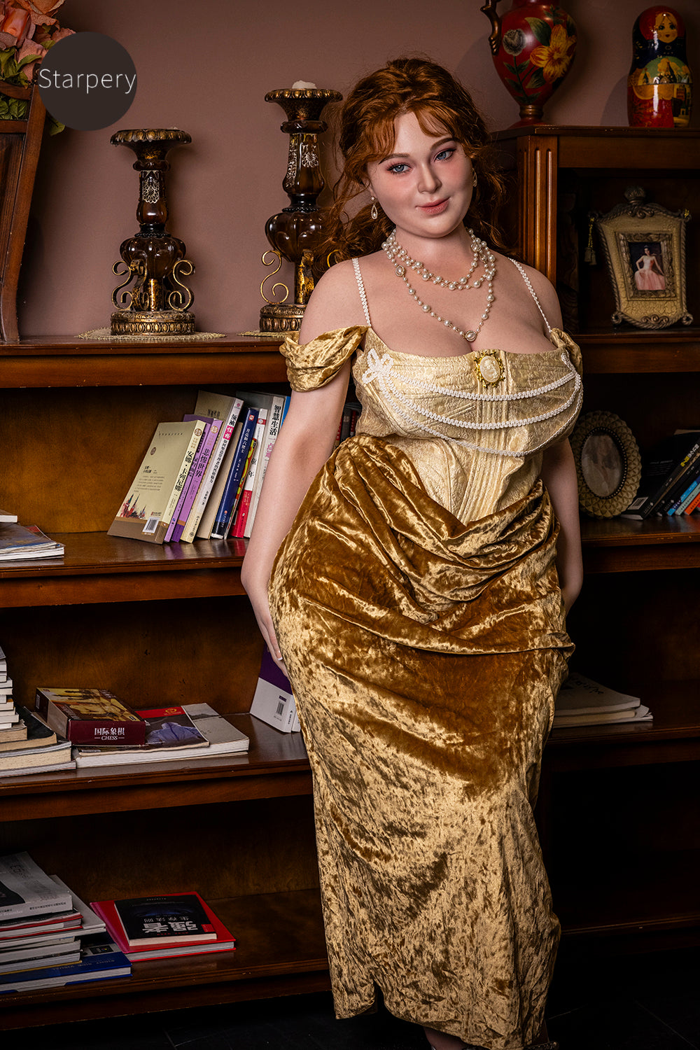 US In Stock - 161cm/5ft3 H-cup Real Skin Texture Silicone SSBBW Sex Doll - Ivory - 我的商店