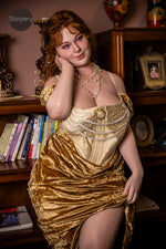 US In Stock - 161cm/5ft3 H-cup Real Skin Texture Silicone SSBBW Sex Doll - Ivory - 我的商店