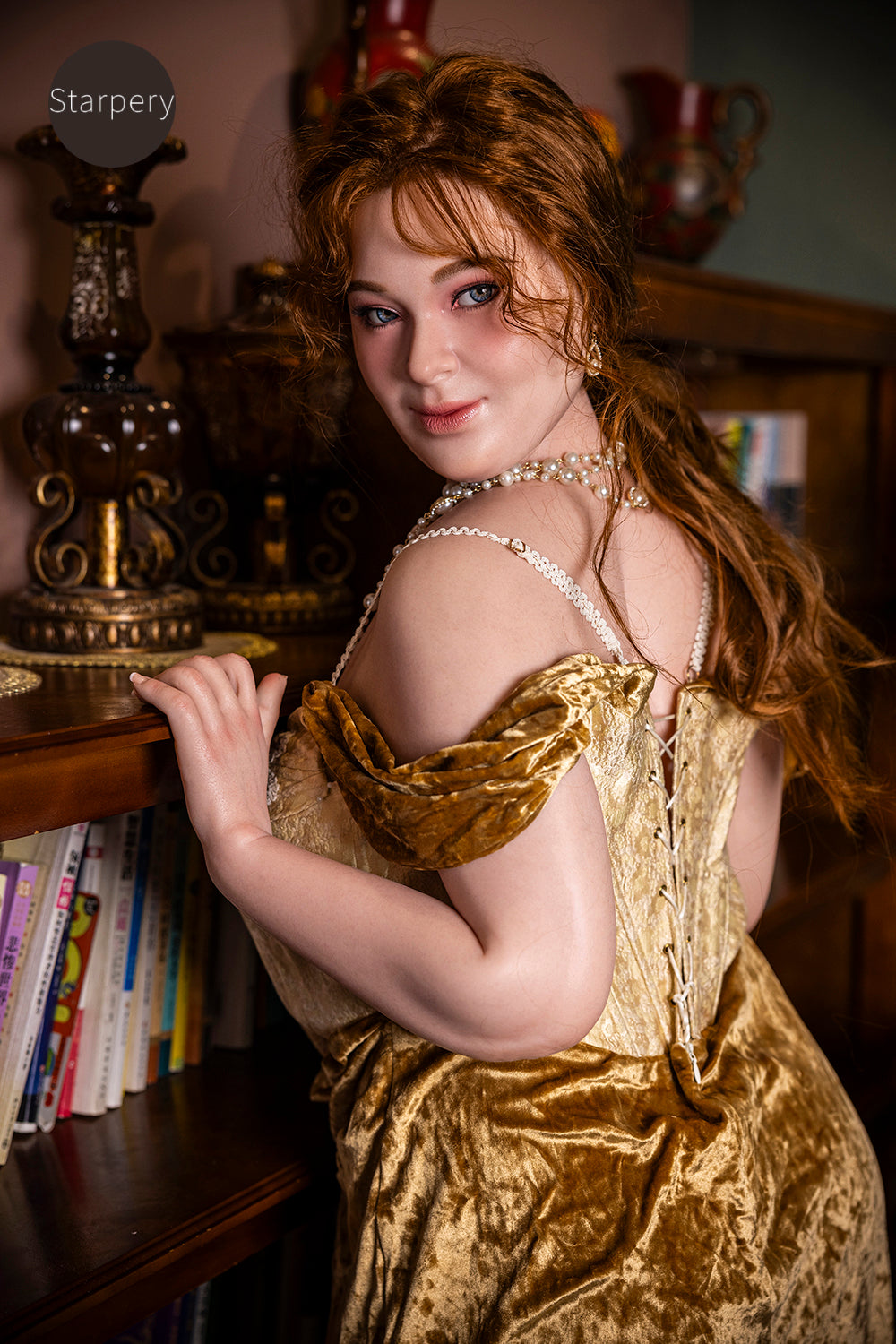 US In Stock - 161cm/5ft3 H-cup Real Skin Texture Silicone SSBBW Sex Doll - Ivory - 我的商店