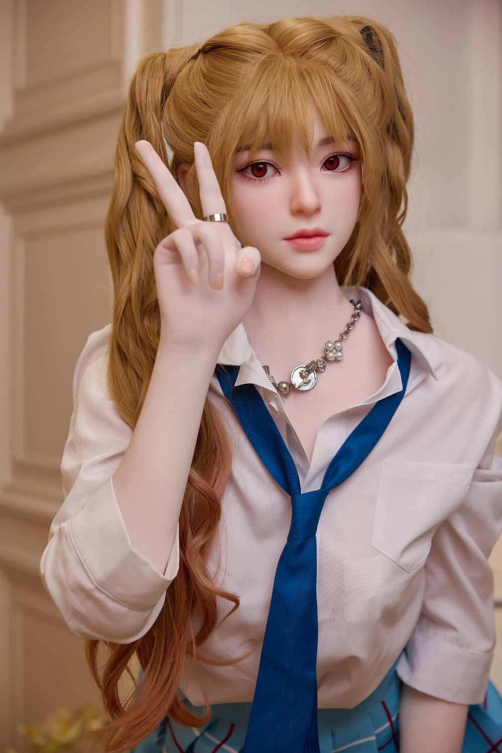 163cm/5ft4 C-cup Silicone Head Sex Doll 